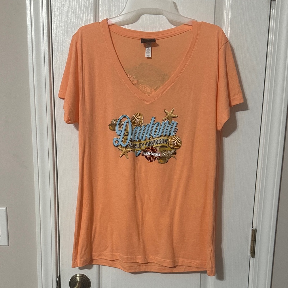 Harley-Davidson Peach Daytona Tee